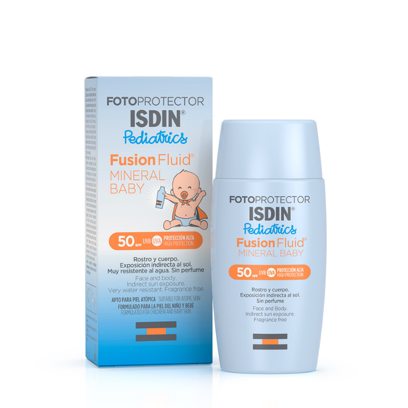 FOTOPROTECTOR ISDIN FUSION FLUID MINERAL BABY SPF 50+