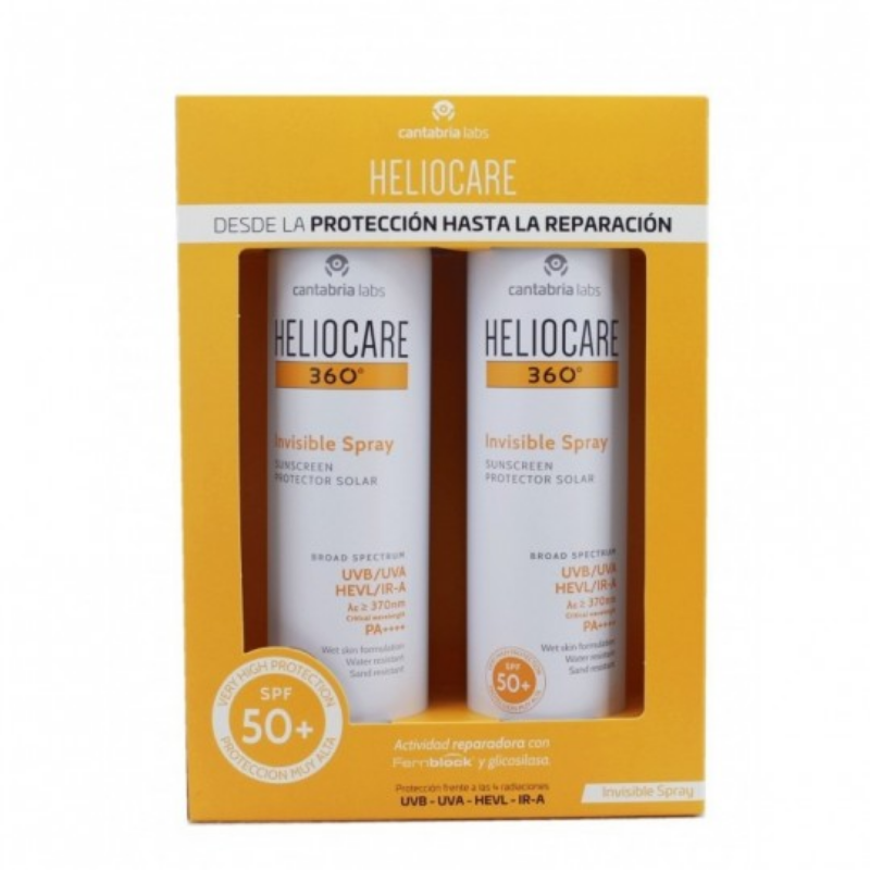 PACK DUPLO HELIOCARE 360 SPRAY INVISIBLE 50+